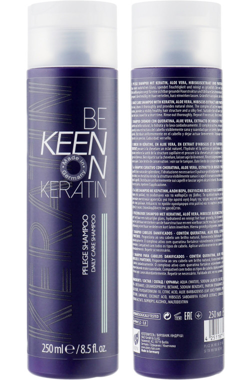 Шампунь для волосся KEEN Keratin Pflege Shampoo "Блиск та догляд" 250 мл
