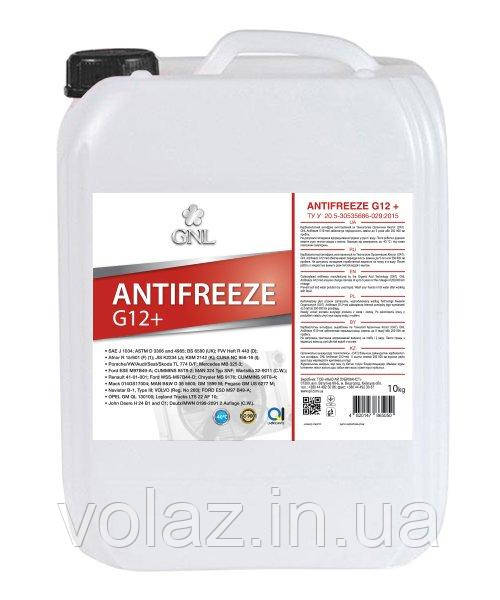 Охолоджуюча рідина GNL Antifreeze G12 + 10 кг