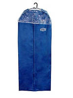 Чохол для одягу "Helfer" 150х60х10см тем.-синій із захистом №61-49-022