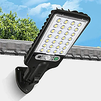 Светильник уличный фонарь светильник на солнечной батарее с датчиком движения и 3 режимами освещения JY-616-1