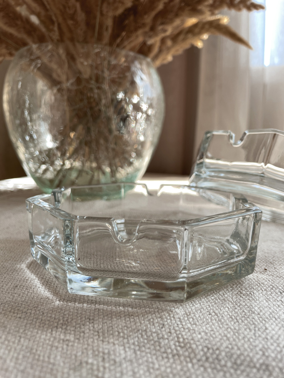 Пепельниця скляна UniGlass Octogon 108 мм (60065-МС24/sl), фото 1