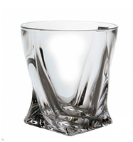 Набір стаканів скло "Bohemia.Crystalite" (6шт) 340мл квадро(віскі) №2K936/99A44/340(4)
