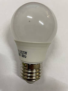 Світлодіодна лампа (LED) 100вольт-260вольт цоколь Е27 5ватт