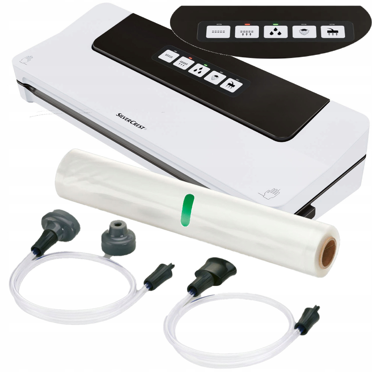 Вакууматор Silver Crest SV 125 C7 White вакуумний пакувальник 125 Вт Німеччина, фото 1