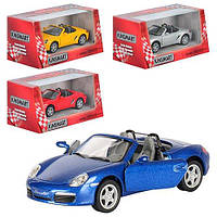 Машина метал. "Kinsmart" Porsche Boxster S,в кор-ці,16х8,5х7,5см №KT-5302-W(24)(96)