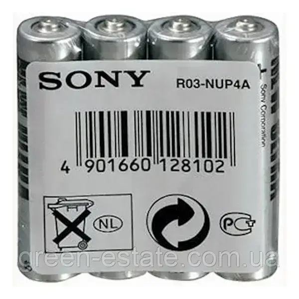 Батарейка Sony R03 - фото 1 - id-p52099497