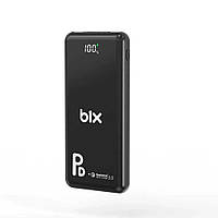 Зовнішній акумулятор повербанк (Power Bank) Bix PB101-PD 10000 mAh Black