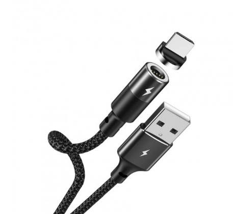 Кабель USB > microUSB Remax RC-102m магнітний 1,2м black
