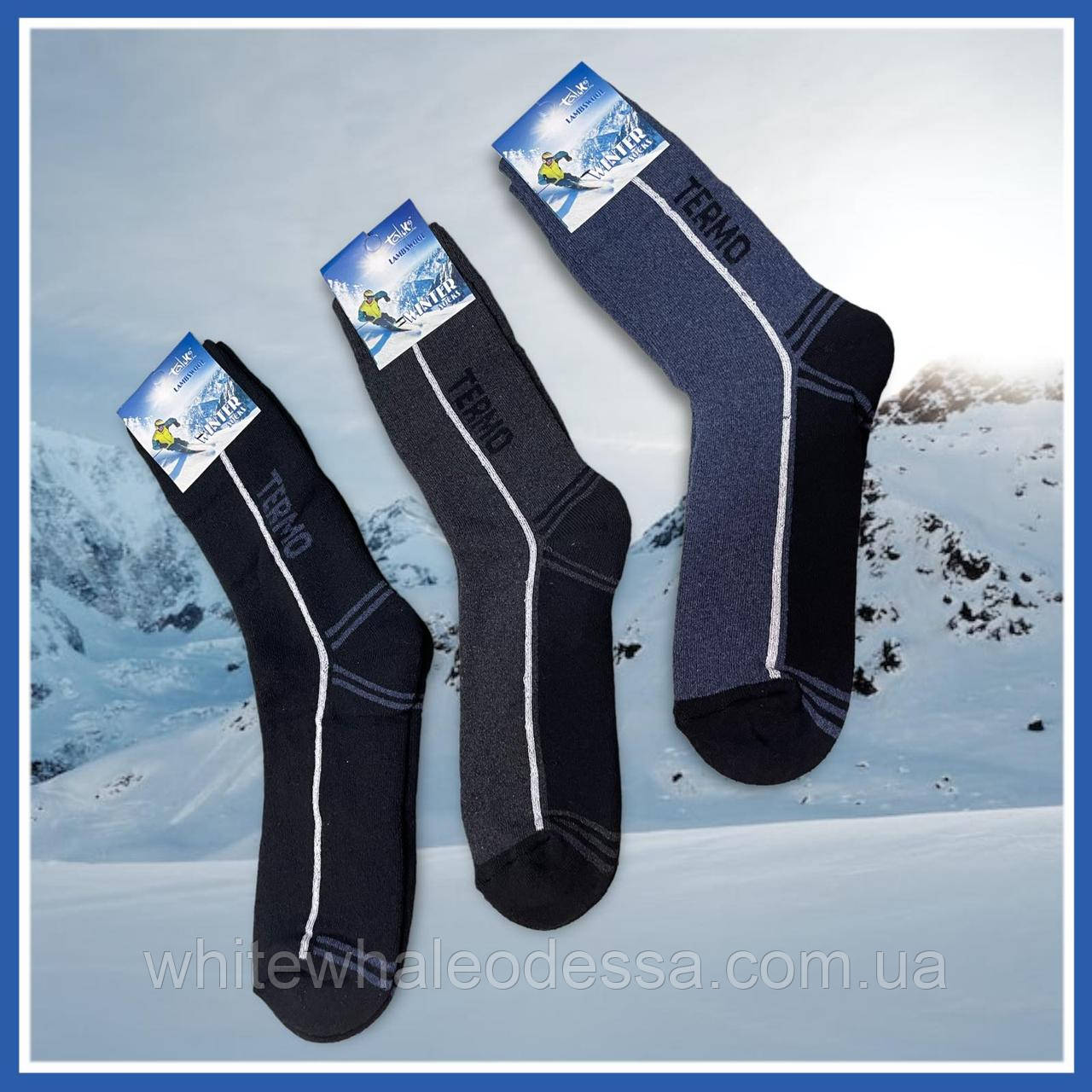 Вовняні термоноски чоловічі Winter socks Termo