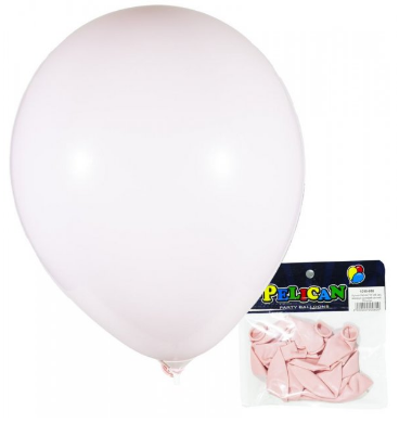 Кулька з гелієм латексна 10"/26см макарун світло-рожевий  №1010-916/Pelican/(5)