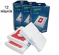 Комплект 12 одноразовых мешков для пылесоса SAMSUNG VP-54 VP-77 VP-78M VP-78MS VP-90 VP-95B VP-99 VP-99B