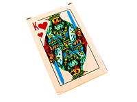 Карти ігр. з лак. покр. "Король" 54(10)(100)