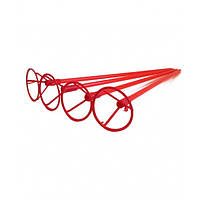 Паличка 50см з кріпленням для кульки фольгов.,червона №883202/Pelican/(1)(50)(2000)