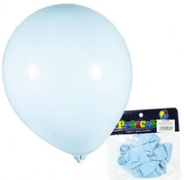 Набір кульок повітр. 10"/26см макарун синій 10шт №1010-908/Pelican/(5)