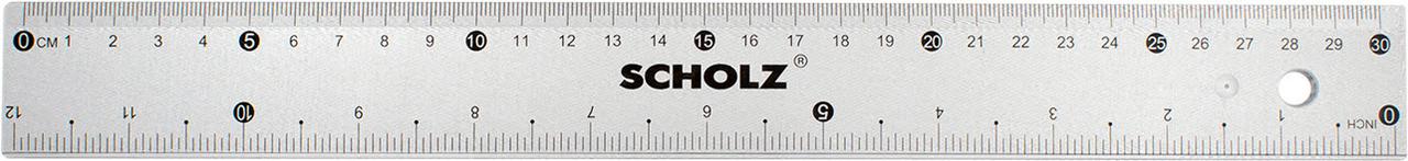 Лінійка пласт. 30см "Scholz" прозор.№9030(24)