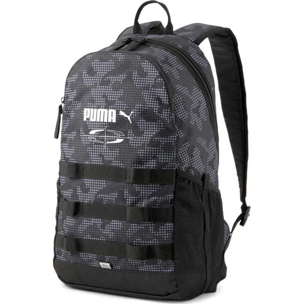 Рюкзак спортивний Puma Style Backpack 078040 06 (чорний, м'які ремені, відсік під ноутбук, 21 л, бренд пума)