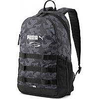 Рюкзак спортивний Puma Style Backpack 078040 06 (чорний, м'які ремені, відсік під ноутбук, 21 л, бренд пума)