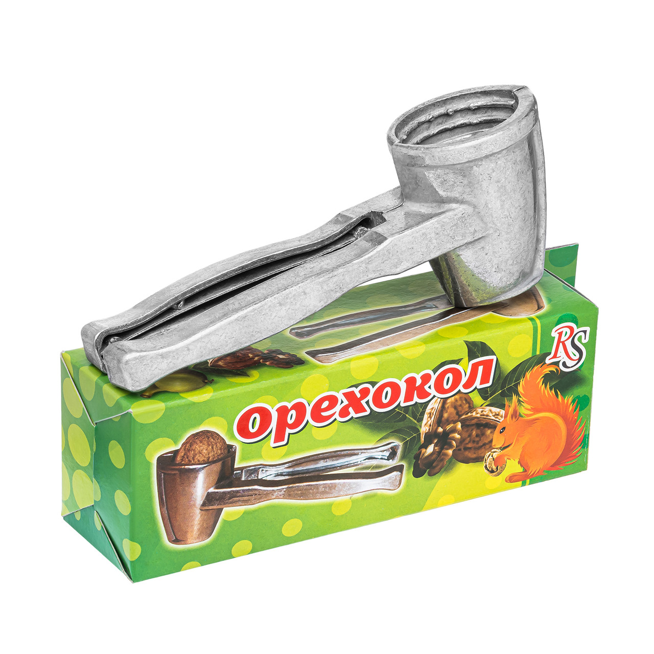 Конусний металевий міцний горіхокол в упаковці 16 см Білка RS