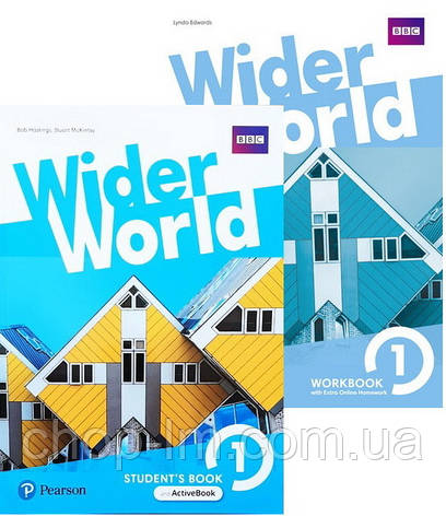 Wider World 1 Students' Book + Workbook (Підручник + зошит) Комплект з англійської мови. Bob Hastings, фото 2