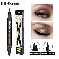 Підводка-фломастер для повік зі штампом Fit Colors slim eyeliner