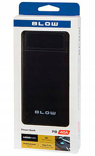 Повербанк BLOW PB40AUSB-C 40000 mAh (чорний)