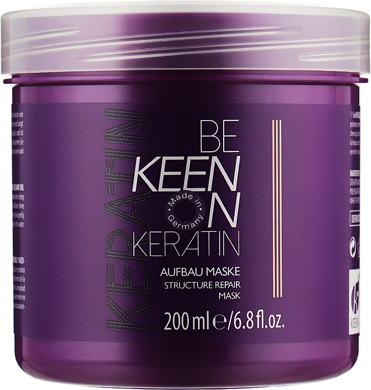 Маска відновлююча з кератином KEEN Keratin Aufbau Mask 200 мл