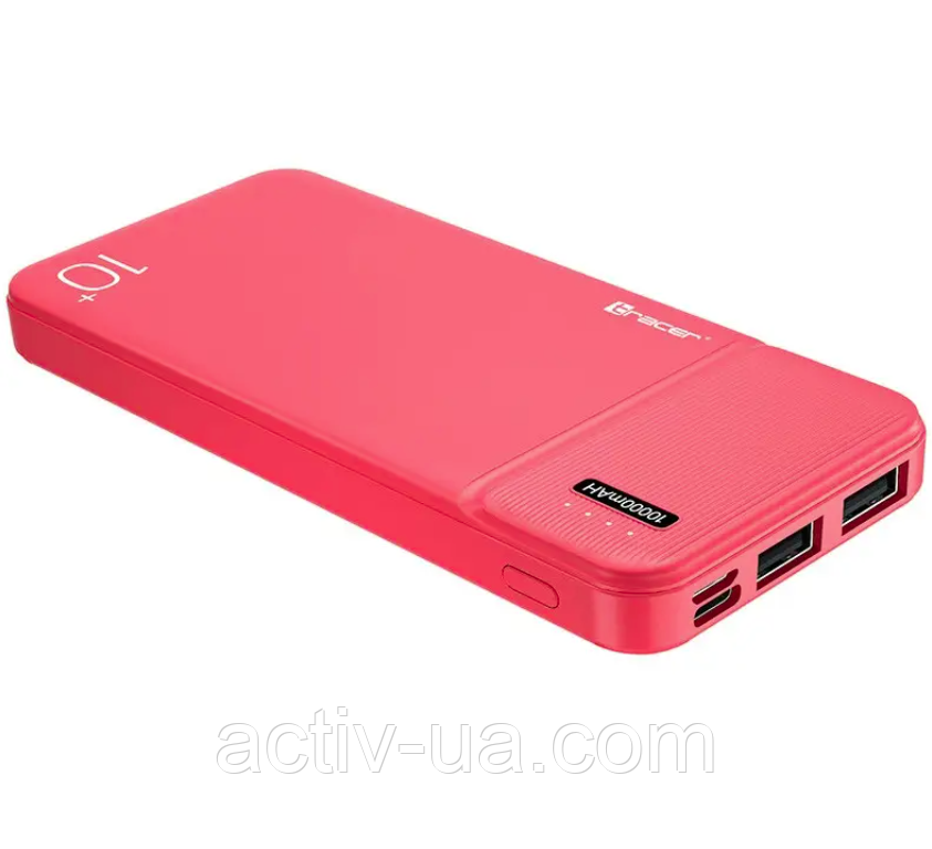 Power Bank Tracer BL на 10000mAh 2xUSB, micro-USB, USB Type-C для мобільних телефонів, планшетів, Польща