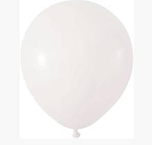 Латексна кулька пастель білий P01 18" Balonevi