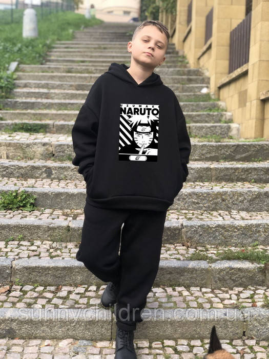 Утеплений спортивний костюм "Наруто" 134-L / NARUTO