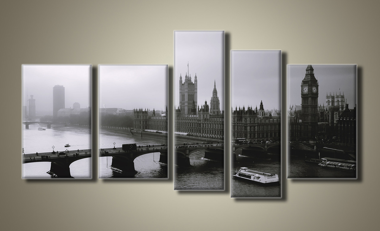 Модульна картина на полотні з 5 частин "Tower of London"