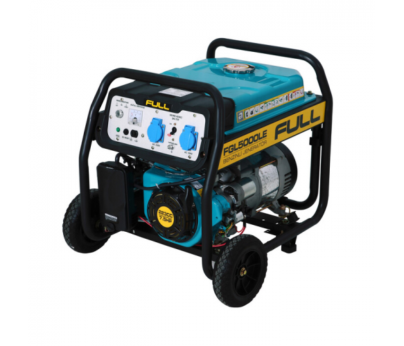 Генератор бензиновий FULL FGL 8000 LE, однофазний 230V, 50Hz, 8KVA