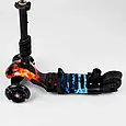 Триколісний самокат 5в1 21700 Best Scooter, кошиком, батьківською ручкою, сидінням, фото 5