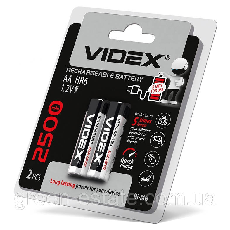 Акумулятор Videx R6 2500 mAh