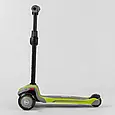 Триколісний самокат дитячий Best Scooter MX-50105 MAXI, зі світними колесами PU, Зелений, фото 3