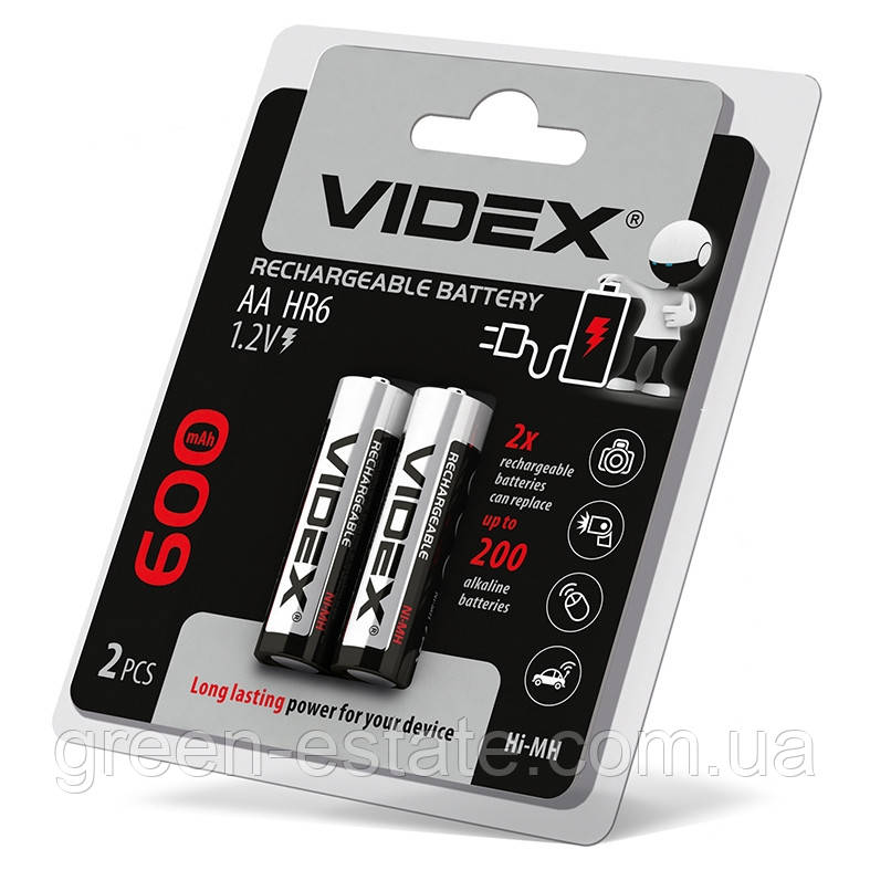 Акумулятор Videx R6 600 mAh