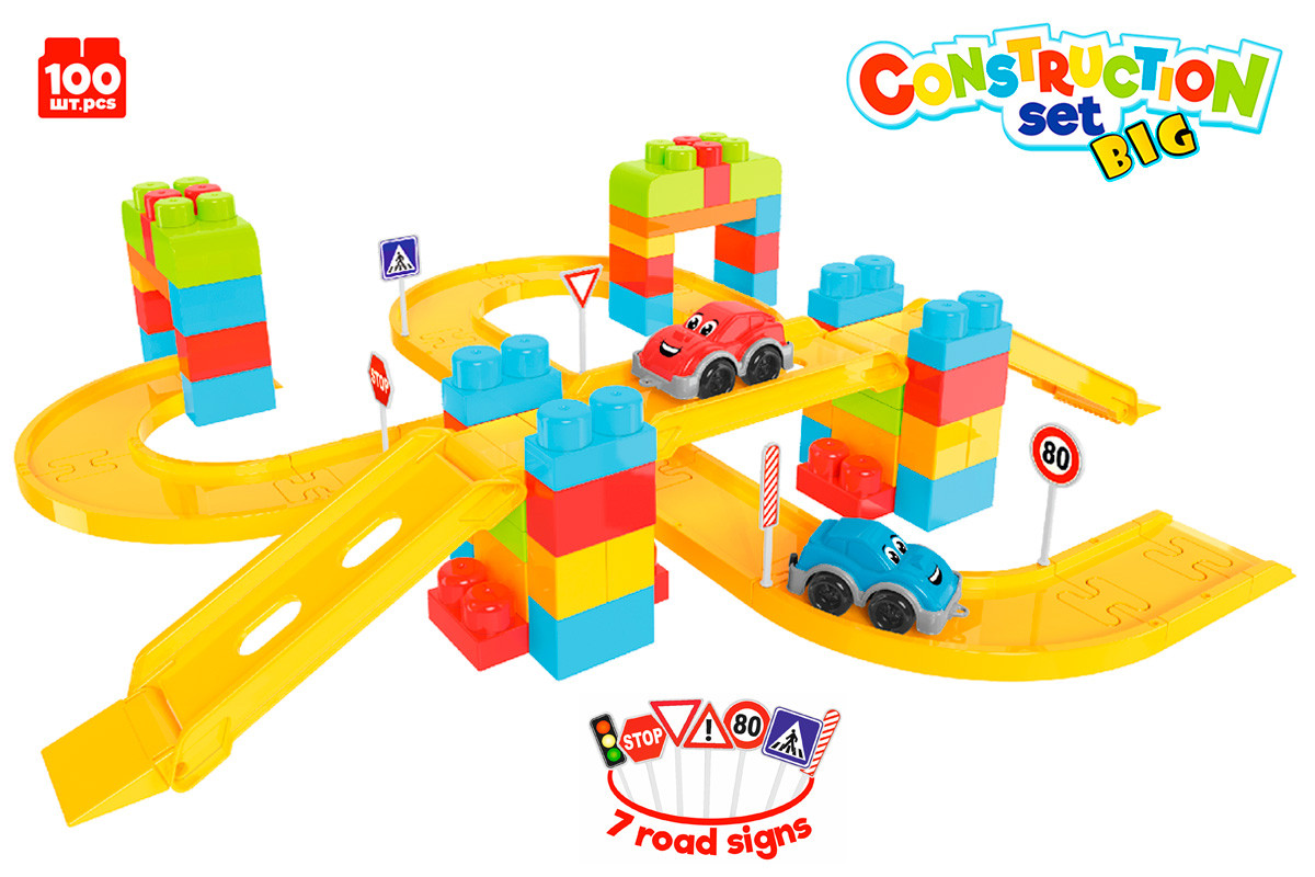 Іграшка Конструктор ТехноК з дорогою (8324), фото 1