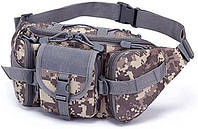 Водонепронецаемая поясная сумка с регулируемым ремнем DYJ Tactical Fanny Pack цвет пиксель