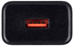 Зарядний пристрій Ergo EWC-130QC 1xUSB Wall Charger QC 3.0 18 W Black, фото 4