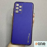 Чехол для Samsung Galaxy A13 4G A135F кожаный матовый чехол с защитой камеры на самсунг а13 4г фиолетовый u9h