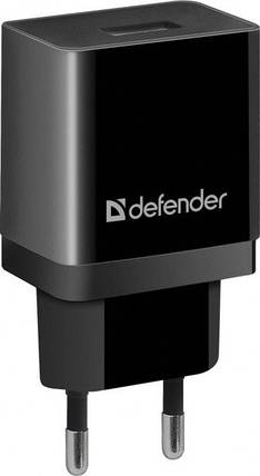 Мережевий зарядний пристрій Defender UPC-13 1xUSB, 5V/2.1А з кабелем USB Type-C (83559), фото 1