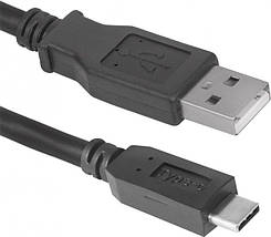 Мережевий зарядний пристрій Defender UPC-13 1xUSB, 5V/2.1А з кабелем USB Type-C (83559), фото 4