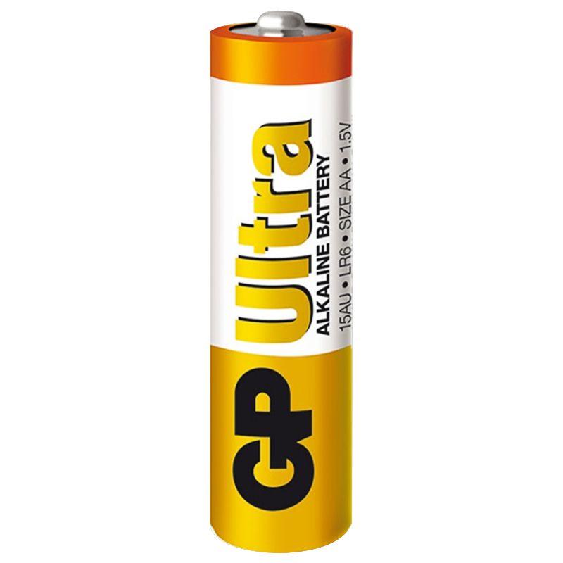 Лужна батарейка GP Ultra Alkaline AA 1.5V LR6. Батарейка пальчикова АА. Елемент живлення — 1 шт.