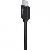 Зарядное устройство T-PHOX T-PHOX Mini 12W 2.4A + Micro cable 1.2m (Black) (Mini(B)+Micro), фото 5