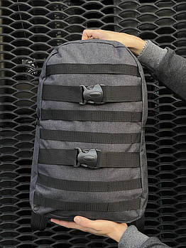 Міський рюкзак чорний чоловічий жіночий для ноутбука