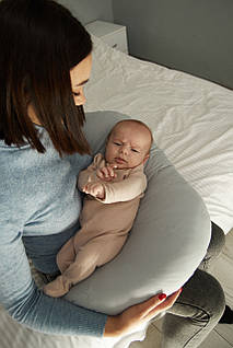 Подушка для вагітних Twins Moon grey