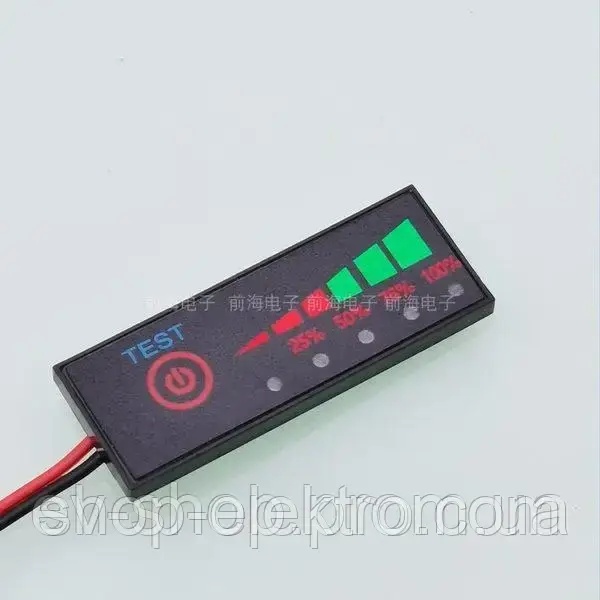 Купить LED индикатор заряда аккумуляторов li-ion 5S 21V, цена 68.80 грн ...
