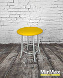 Табурет "Муза" у білому кольорі, стілець кухонний, стілець для кухні, фото 5