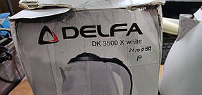 Електричний чайник Delfa DK 3500 X White No 21100909, фото 4