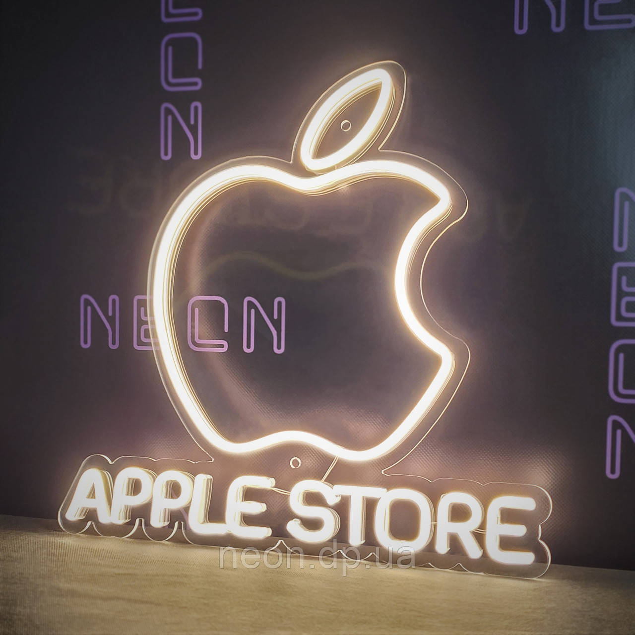 Неонова світлодіодна вивіска "Apple Store"