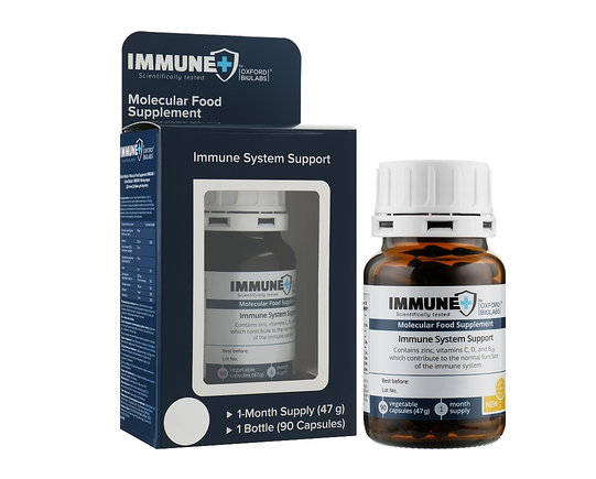 Immune+ Молекулярна добавка для підтримання імунітету 90 капсул